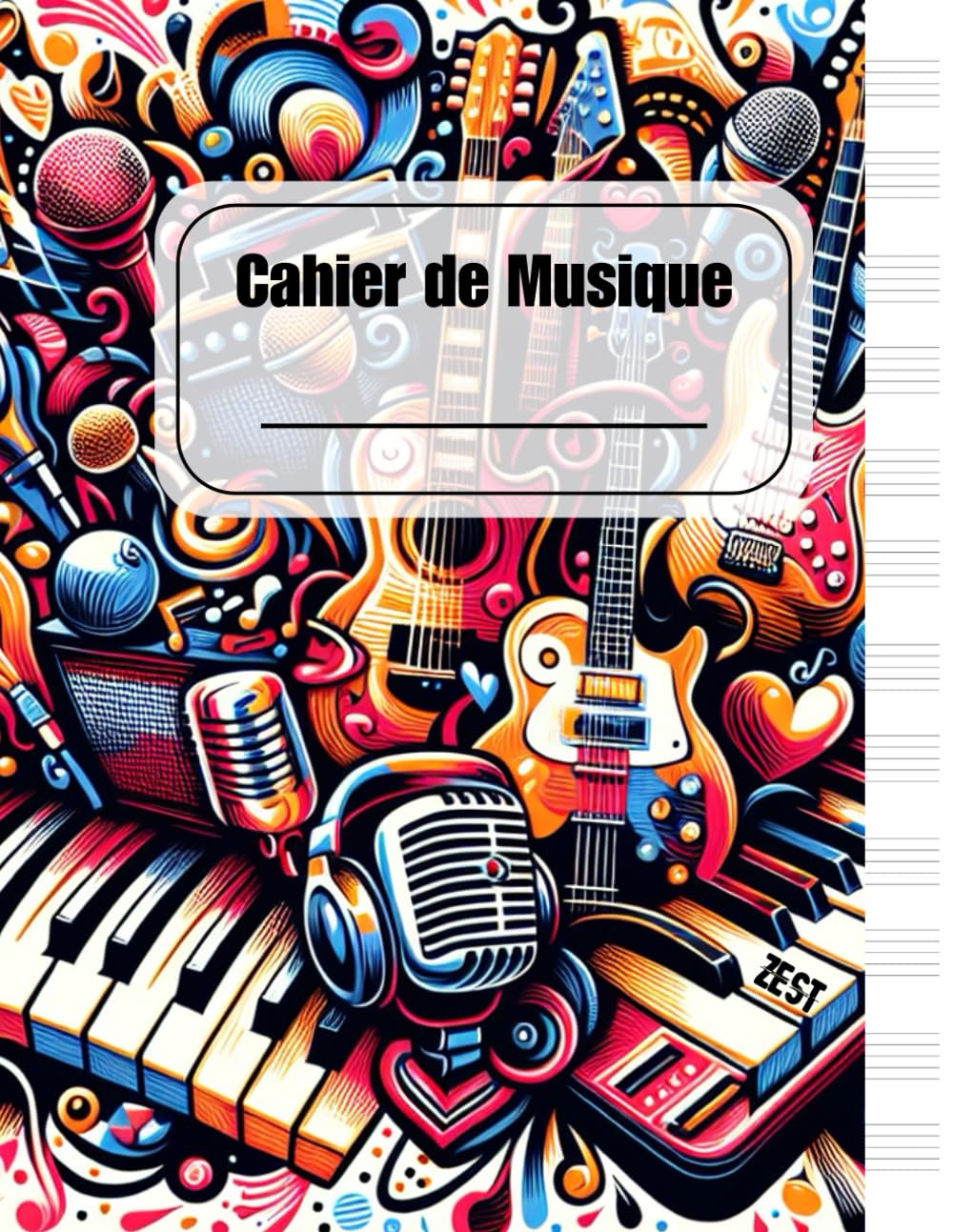 Music Notebook (Illustrated)