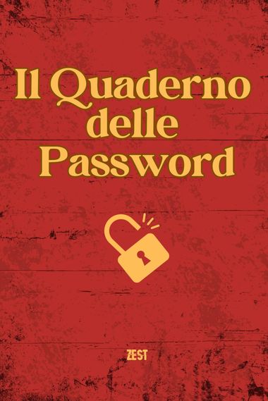 The Password Notebook — Red